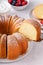 Pound cake, traditional vanilla or sour cream flavor