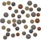 Pound coins collage