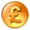 Pound icon yellow