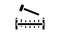 pounding bench glyph icon animation
