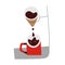 Pour over coffee dripper, drip coffee maker with filter, utensil tool for brewing coffee for barista or coffee shop