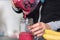 Pouring the Vibrant Berry Smoothie: Embracing Health and Detox