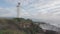 POV stablized footage of Wollongong lighthouse