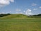 Poverty Point National Monument's Mound A Photographed in Summer with Wildflowers in Foreground