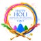 Powder color gulal for Happy Holi Background