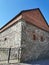 The powder magazine of the Panzerlaks bastion, built in the 16th century, in the city of Vyborg on a clear summer day