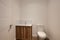 Powder room within brand new home