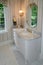 Powder room in luxury home