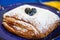 Powdered Sugar on Blueberry Pastry