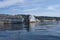 Powell River concrete ship floating breakwater in British Columbia