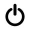 Power button isolated icon