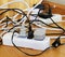 Power Cords in a Dangerously Tangled Mess