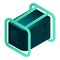 Power generator icon, isometric style