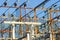 Power grid electrical substation structure