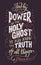 The power of the holy ghost bible quote