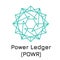 Power Ledger POWR. Vector illustration crypto c