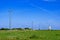 Power line to the Lighthouse of El Pilar de la Mola, Formentera, Balearic Islands