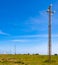 Power line to the Lighthouse of El Pilar de la Mola, Formentera, Balearic Islands