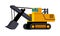 Power shovel excavator minimalistic icon