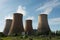 Power station cooling towers