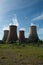 Power station cooling towers