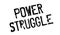 Power Struggle rubber stamp