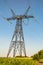 Power Transmission Tower. Air hi-voltage electric line supports.