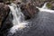 The power of waterfalls, autumn, hylstroemmen, sweden