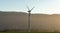 Power windmill in Soledad California sunset