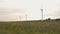 Power Windmills in France video 4K stabilise