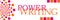 Power Writing Pink Orange Dots Horizontal