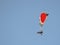 Powered paraglide or paramotor flight