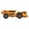 Powerful articulated dump truck