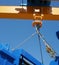 Powerful crane hook.