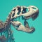 Powerful Dinosaur Skeleton Stock Image