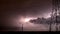 Powerful Lightning Storm Time Lapse