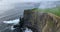 Powerful rocks of the Moher cliffs. 4k