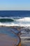 Powerful surf Newcastle Beach - Australia