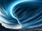 Powerful Tornado Swirling Amidst Dramatic Sky for Website Background