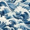 Powerful Tranquility: The Elegance of Kanagawa Waves