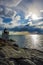 Powerful view of nature and the lighthouse located near Castle Hill, Newport, Rhode Island