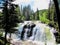 Powerful waterfall in Valdres Norway