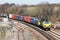 Powerhaul diesel locomotive with container train