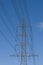 Powerline tower and cables