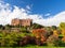 Powis Castle in Wales in Autumn