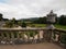 Powys Castle was originally a medieval castle, later rebuilt into a chateau, surrounded by Baroque gardens.