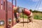 POZN, POLAND - Oct 11, 2020: Children in a tunnel playground equipment