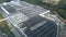 POZNAN, POLAND - OCTOBER 20, 2018. Aerial view of Bridgestone tire plant