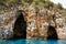 Pozzallo caves near Camerota from the sea