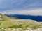 Pozzines and impressive view on the way up to Monte Renoso, Corsica, France.